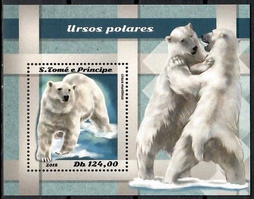 Znaczek Wyspy Św. Tomasza i Książęca 2018 Mi bl 1453 Czyste **