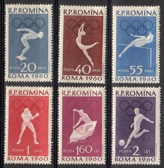 Znaczek Rumunia 1960 Mi 1847-1852 Czyste **