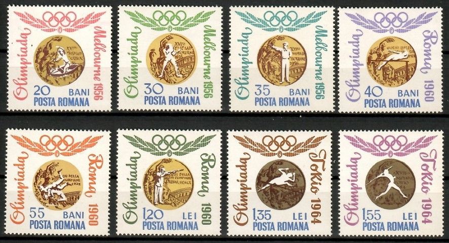 Znaczek Rumunia 1964 Mi 2345-2352 Czyste **