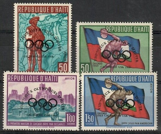 Znaczek Haiti 1960 Mi 595-598 Czyste **
