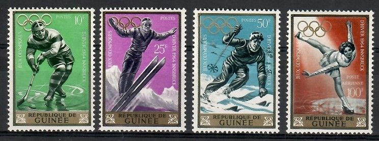Znaczek Gwinea 1964 Mi 235-238 Czyste **
