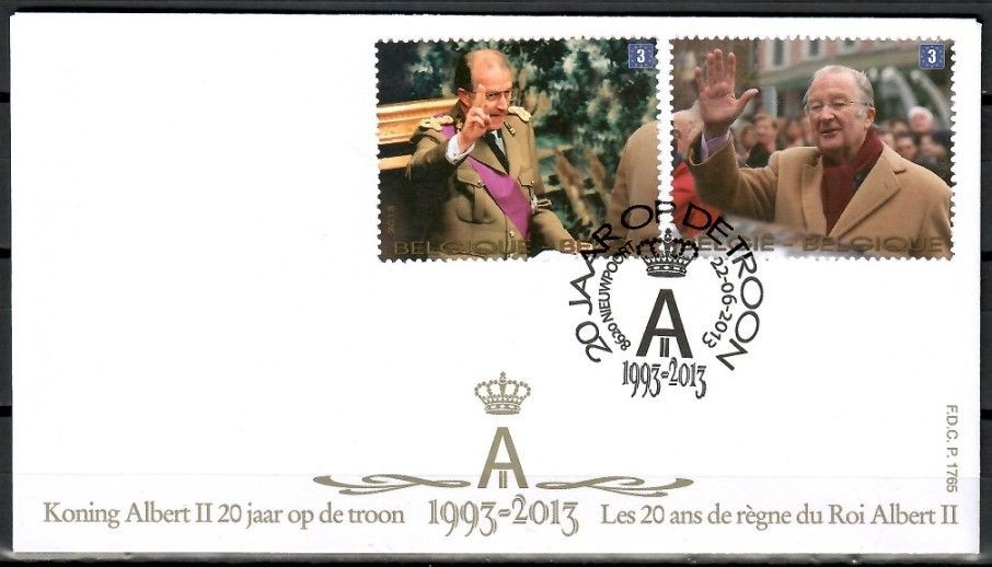 Znaczek Belgia 2013 Mi 4396-4397 FDC