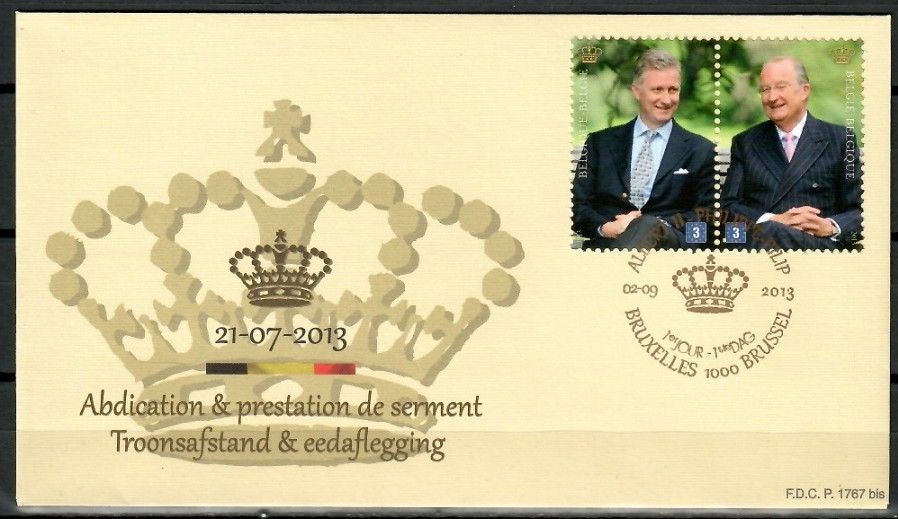 Znaczek Belgia 2013 Mi 4404-4405 FDC