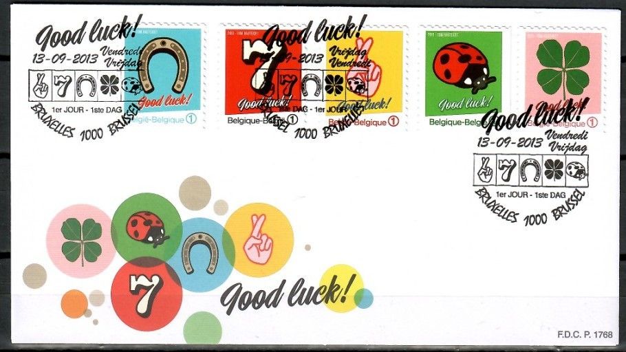 Znaczek Belgia 2013 Mi 4406-4410 FDC