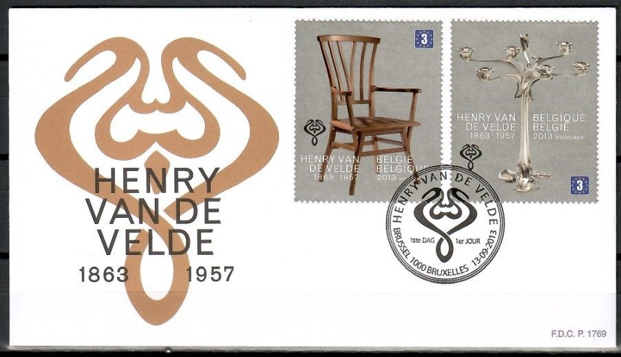 Znaczek Belgia 2013 Mi 4411-4412 FDC
