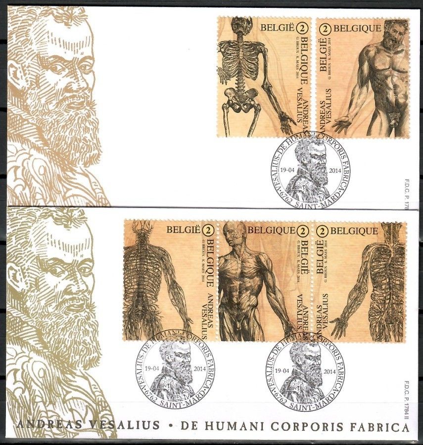 Znaczek Belgia 2014 Mi 4462-4466 FDC