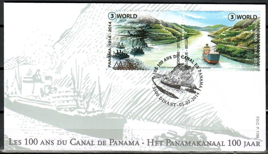 Znaczek Belgia 2014 Mi 4471-4472 FDC