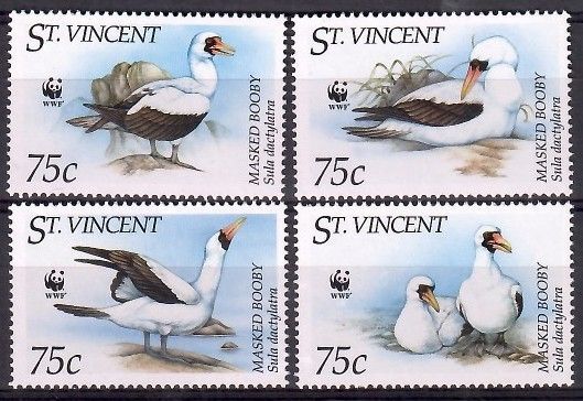 Znaczek St. Vincent 1995 Mi 3073-3076 Czyste **
