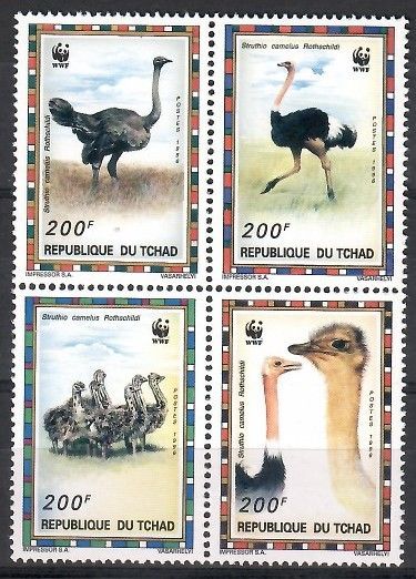 Znaczek Czad 1996 Mi 1370-1373 Czyste **