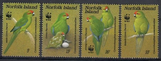 Znaczek Norfolk 1987 Mi 421-424 Czyste **