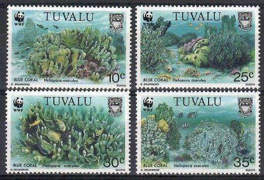 Znaczek Tuvalu 1992 Mi 638-641 Czyste **
