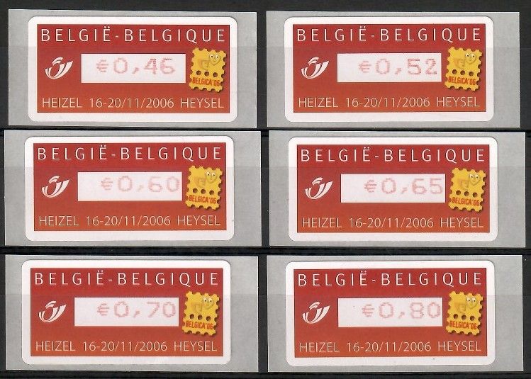 Znaczek Belgia 2006 Mi aut 58 Czyste **