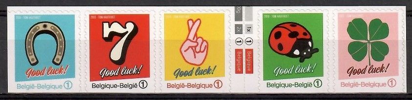 Znaczek Belgia 2013 Mi 4406-4410 Czyste **
