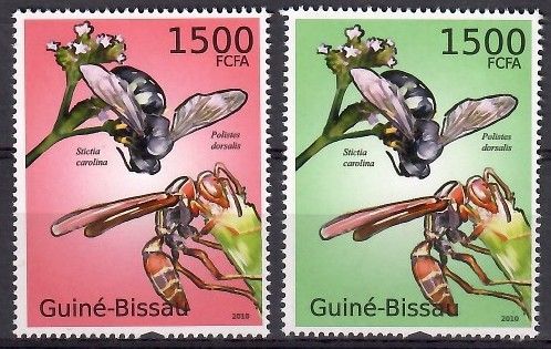 Znaczek Gwinea Bissau 2010 Mi 5063-5064 Czyste **