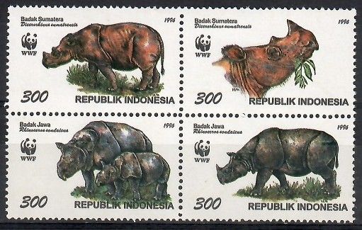 Znaczek Indonezja 1996 Mi 1648-1651 Czyste **