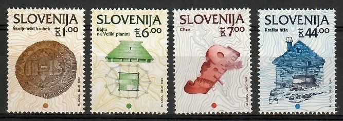 Znaczek Słowenia 1993 Mi 39-42 Czyste **