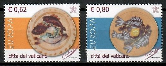 Znaczek Watykan 2005 Mi 1521-1522 Czyste **