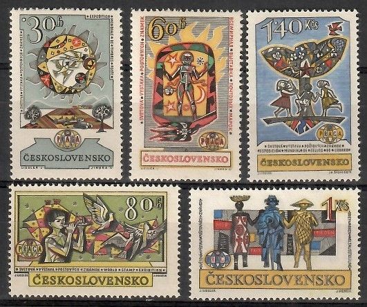 Znaczek Czechosłowacja 1962 Mi 1355-1359 Czyste **