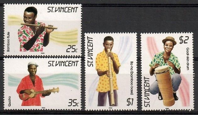 Znaczek St. Vincent 1985 Mi 844-847 Czyste **