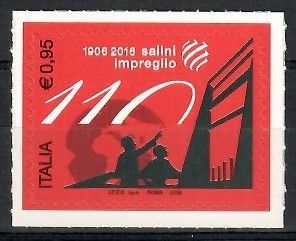 Znaczek Włochy 2016 Mi 3937 Czyste **