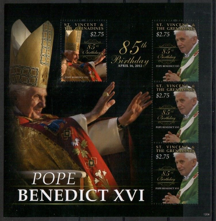 Znaczek Saint Vincent i Grenadyny 2012 Mi ark 7066-7067 Czyste **