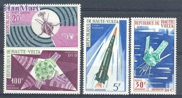 Znaczek Burkina Faso 1967 Mi 214-217 Czyste **