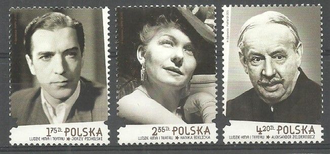 Znaczek Polska 2015 Mi 4799-4801 Fi 4649-4651 Czyste **