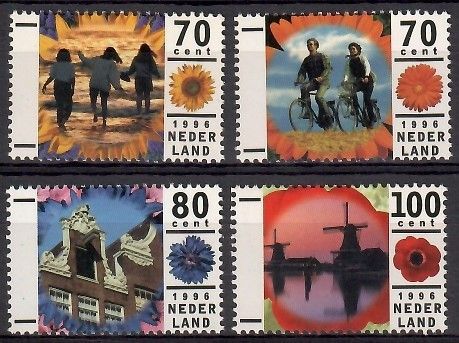 Znaczek Holandia 1996 Mi 1576-1579 Czyste **