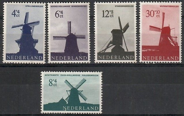 Znaczek Holandia 1963 Mi 794-798 Czyste **