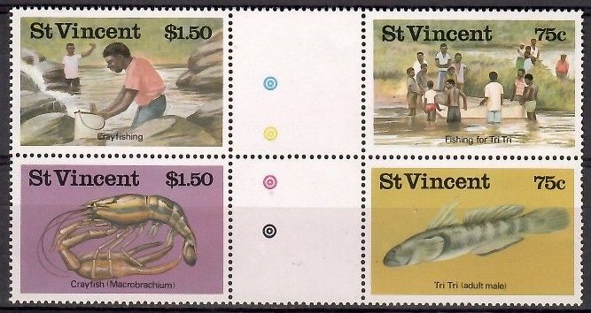 Znaczek St. Vincent 1986 Mi 1008-1011 Czyste **