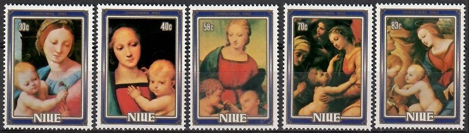Znaczek Niue 1983 Mi 523-527 Czyste **