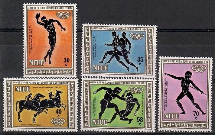 Znaczek Niue 1984 Mi 570-574 Czyste **