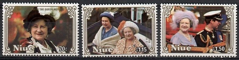 Znaczek Niue 1985 Mi 618-620 Czyste **