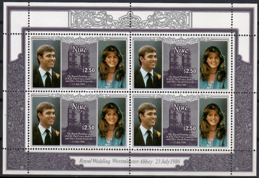 Znaczek Niue 1986 Mi ark 671 Czyste **
