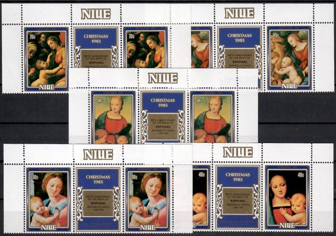 Znaczek Niue 1983 Mi 523-527 Czyste **