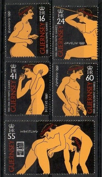 Znaczek Guernsey 1996 Mi 703-707 Czyste **