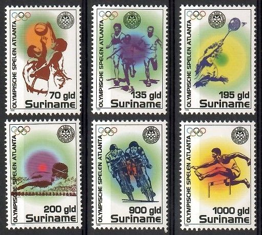 Znaczek Surinam 1996 Mi 1554-1559 Czyste **