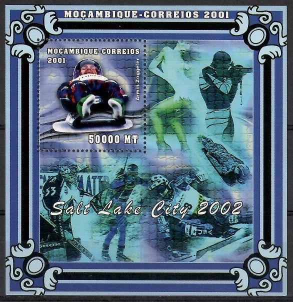 Znaczek Mozambik 2001 Mi bl 90 Czyste **