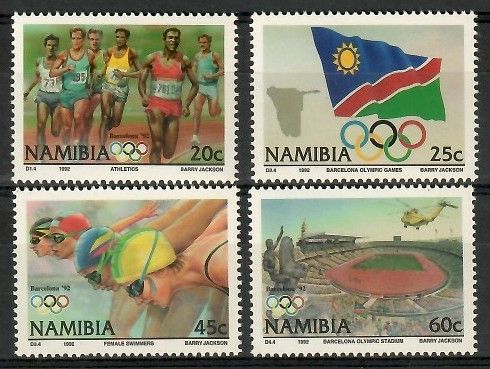 Znaczek Namibia 1992 Mi 727-730 Czyste **