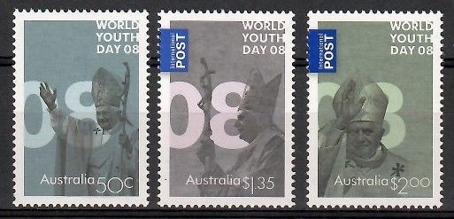 Znaczek Australia 2008 Mi 2941-2943 Czyste **