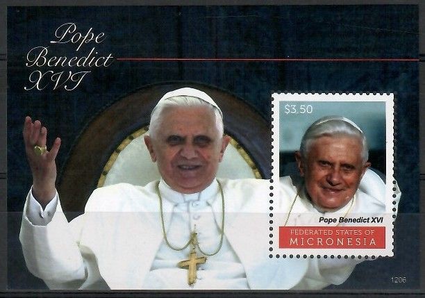 Znaczek Mikronezja 2012 Mi bl 210 Czyste **