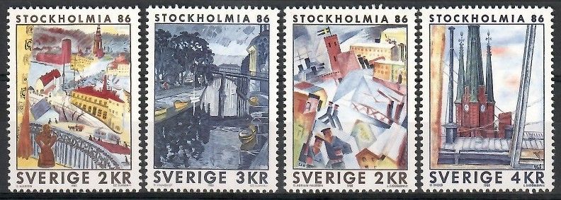 Znaczek Szwecja 1985 Mi 1336-1339 Czyste **
