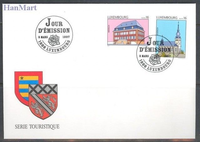 Znaczek Luksemburg 1997 Mi 1414-1415 FDC