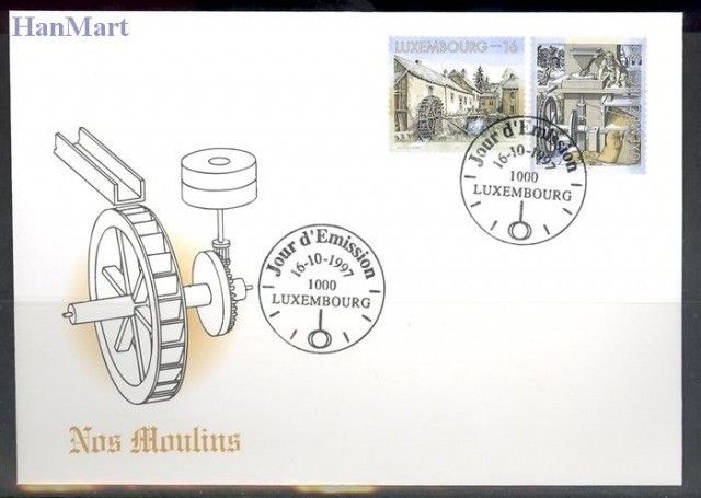 Znaczek Luksemburg 1997 Mi 1429-1430 FDC