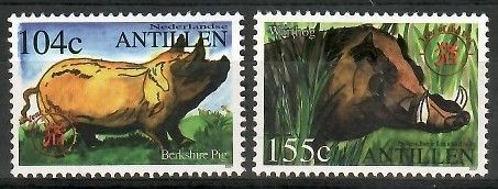 Znaczek Antyle Holenderskie 2007 Mi 1526-1527 Czyste **