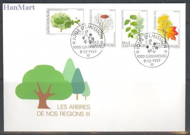Znaczek Luksemburg 1997 Mi 1431-1434 FDC