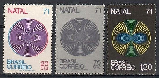 Znaczek Brazylia 1971 Mi 1301-303 Czyste **