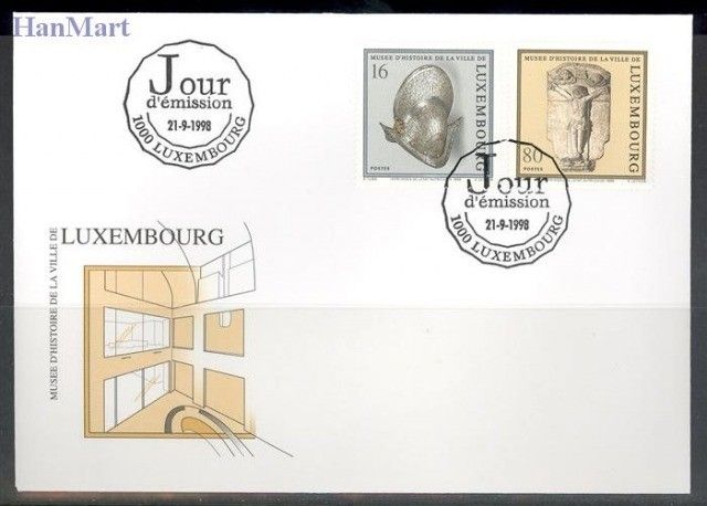 Znaczek Luksemburg 1998 Mi 1454-1455 FDC