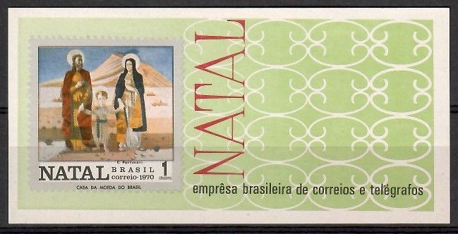 Znaczek Brazylia 1970 Mi bl 28 Czyste **