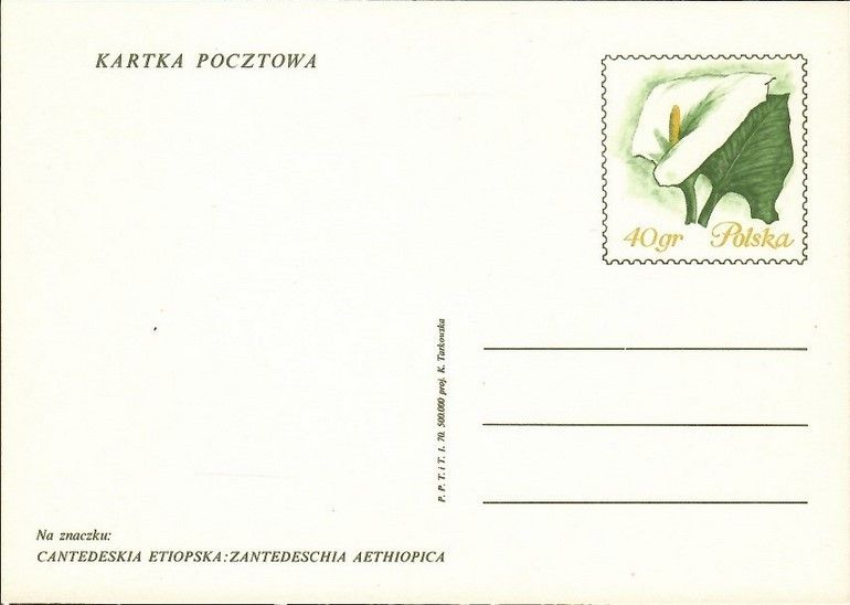 Znaczek Polska 1970 Fi Cp 434 Całostka pocztowa